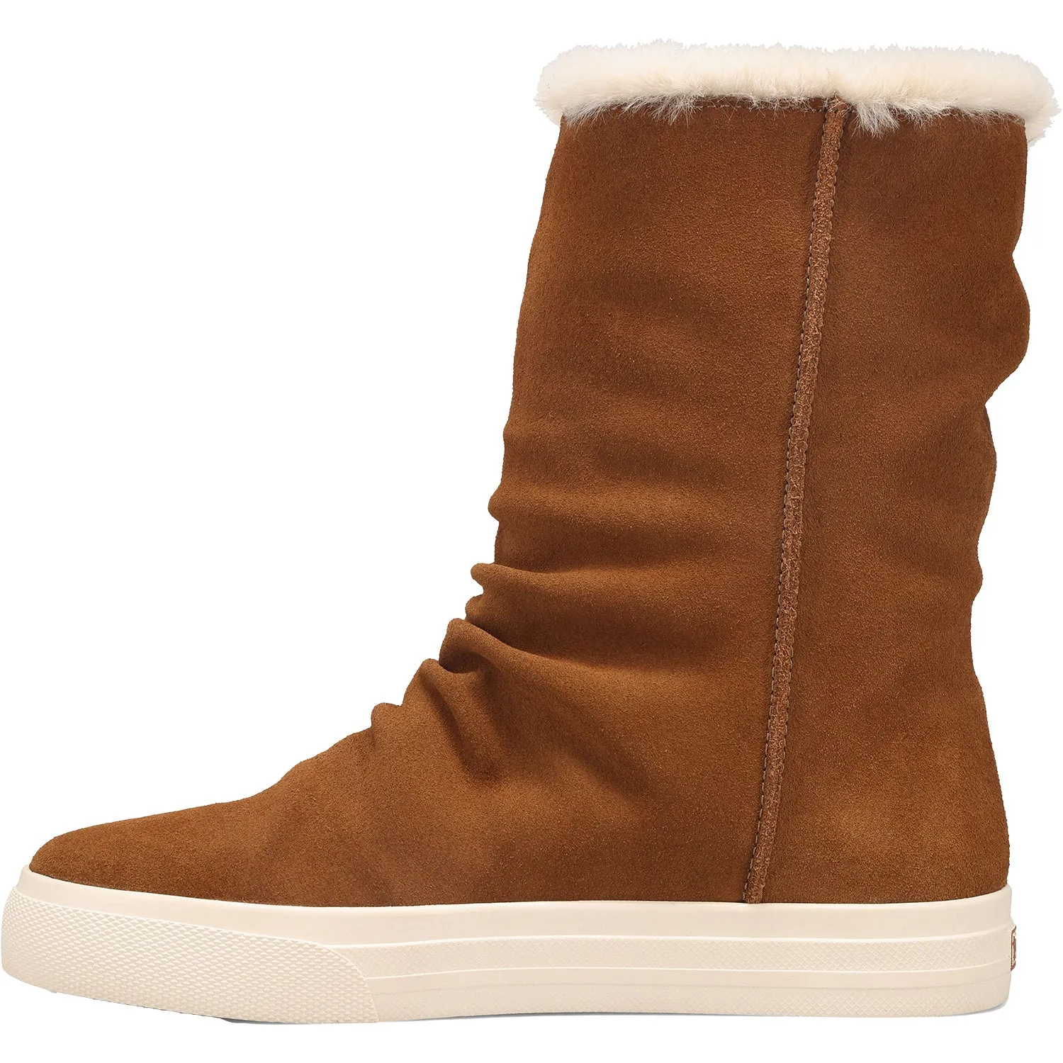 Women's Taos Cozy Chic Chestnut WR Suede