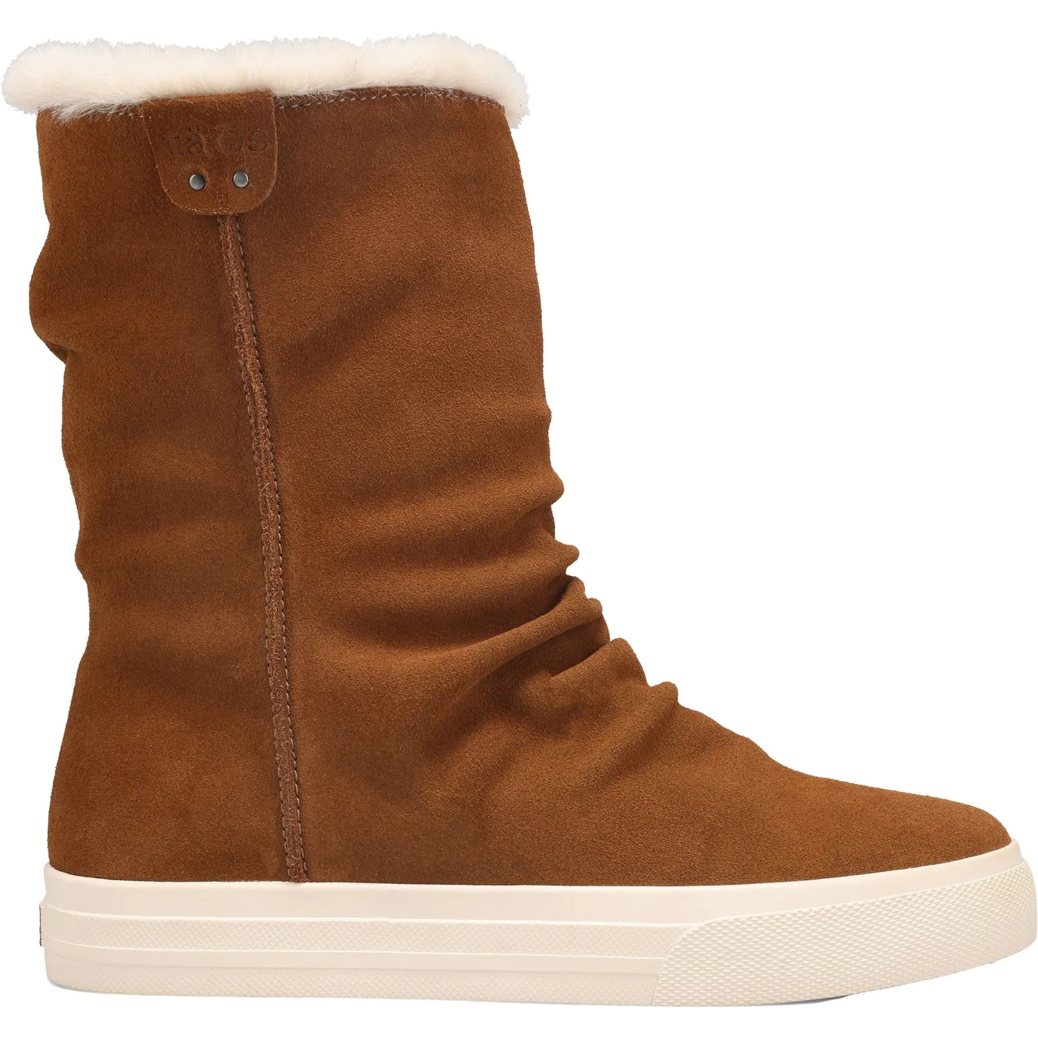 Women's Taos Cozy Chic Chestnut WR Suede