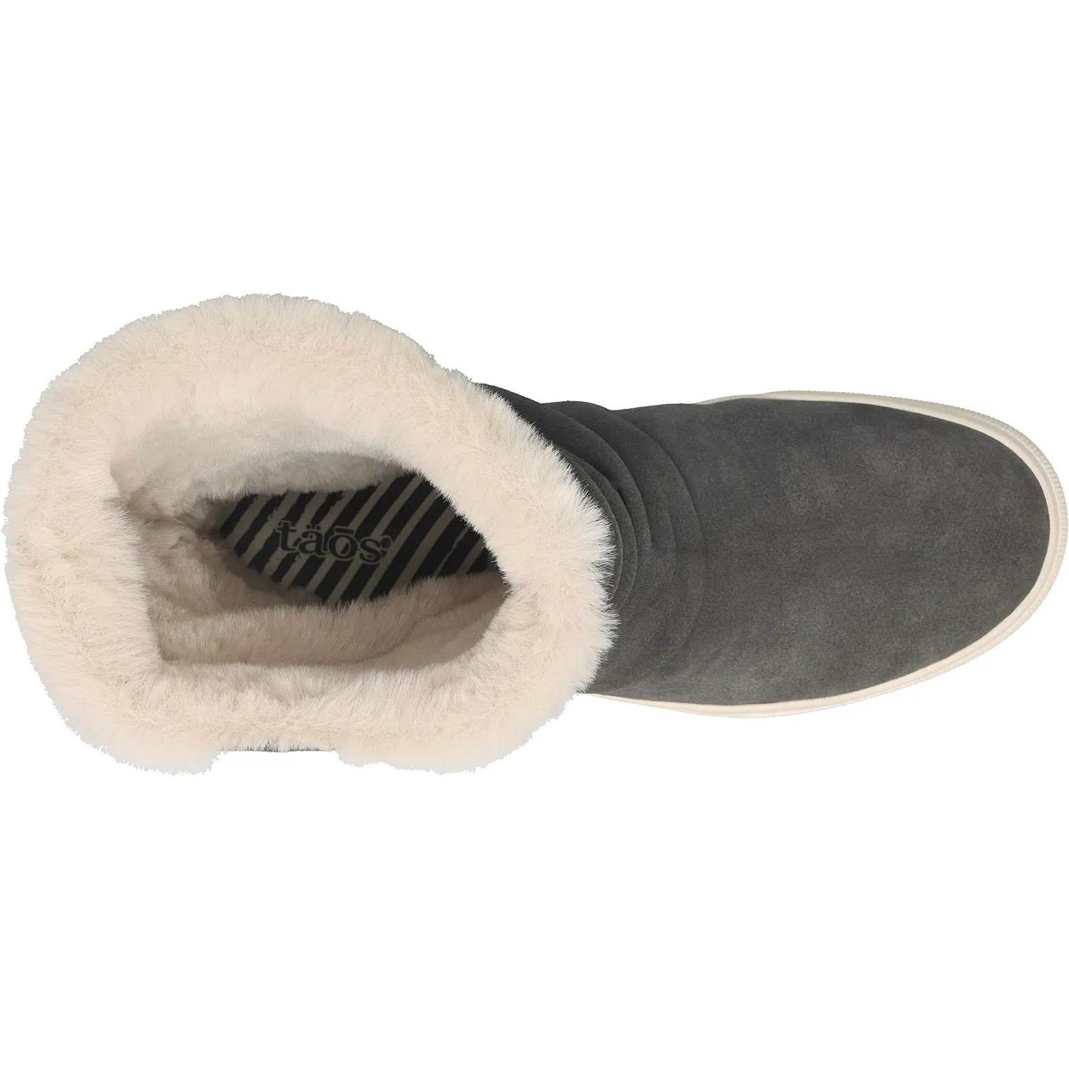 Women's Taos Cozy Chic Dark Grey WR Suede